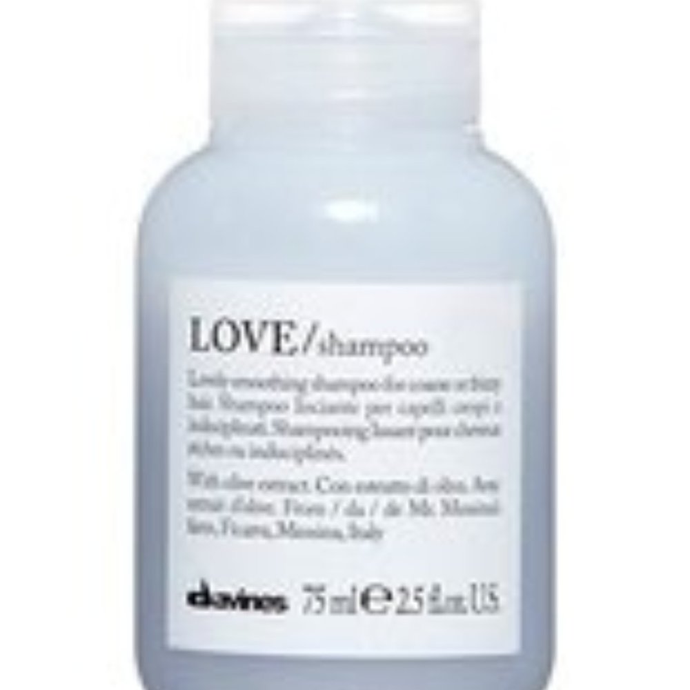 Davines Love Shampoo 2.5 oz 75 ml For Coarse Or Fr